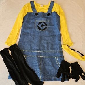 GUC Despicable Me Girls Minion Costume Dress Size Small